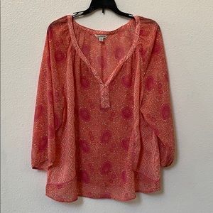 American Eagle Outfitters Patterned Blouse